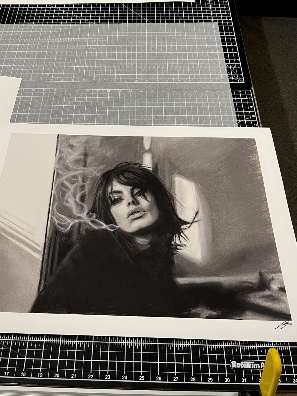 'Waiting' Limited Edition Print. Large , 2024