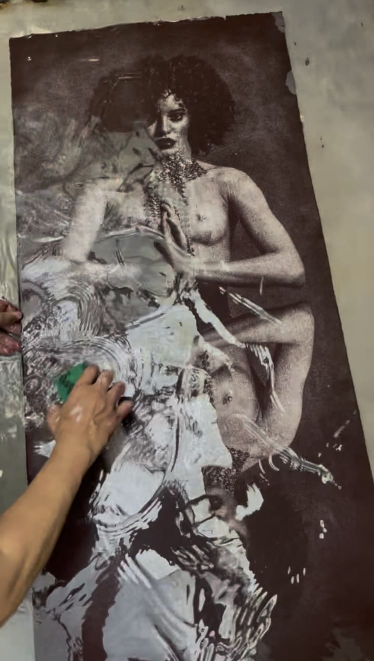 'Harmony Diptych' Gumoil , 2025