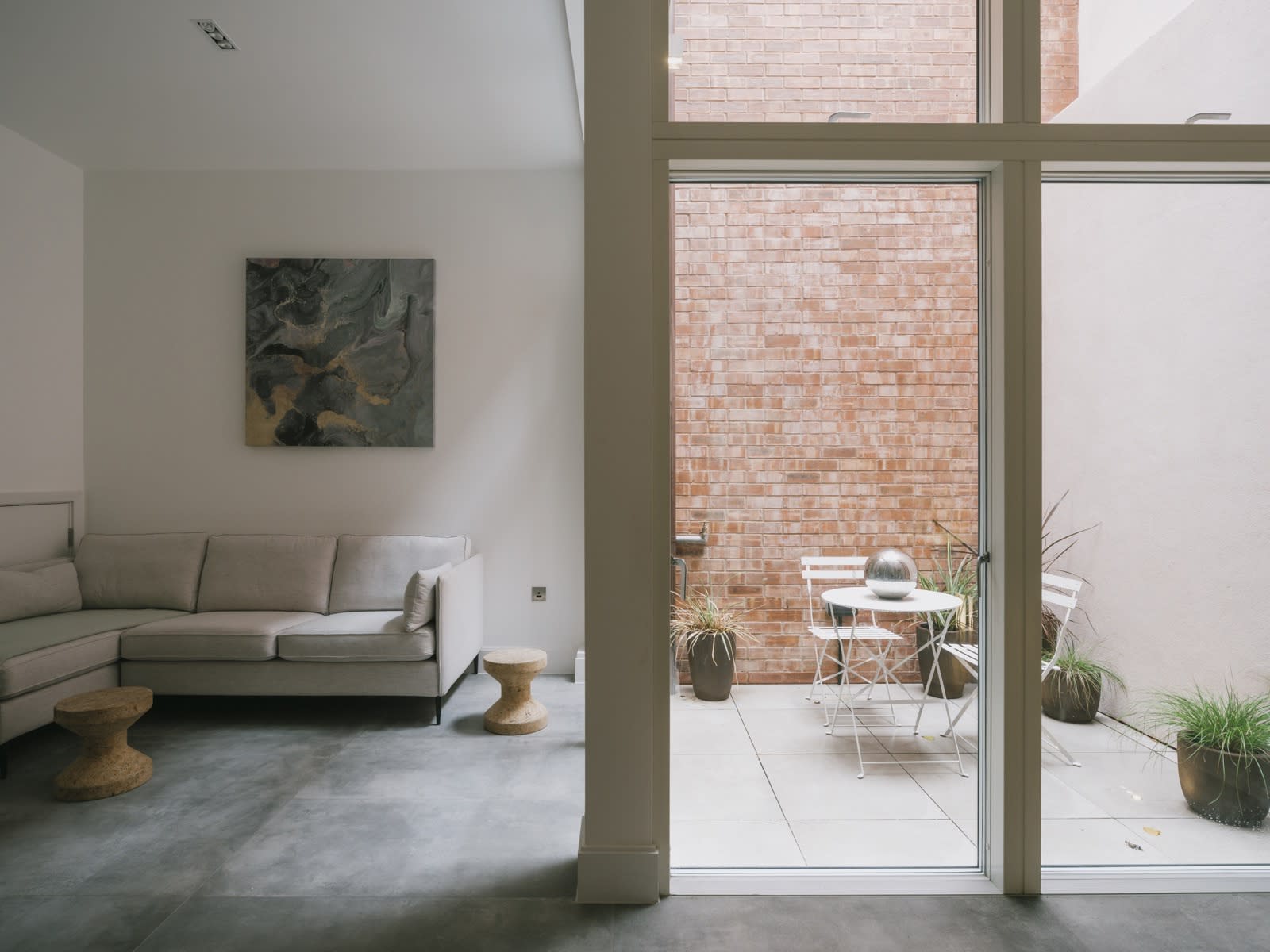 Penrose Mews, Penrose Interior, open plan living room, 2020
