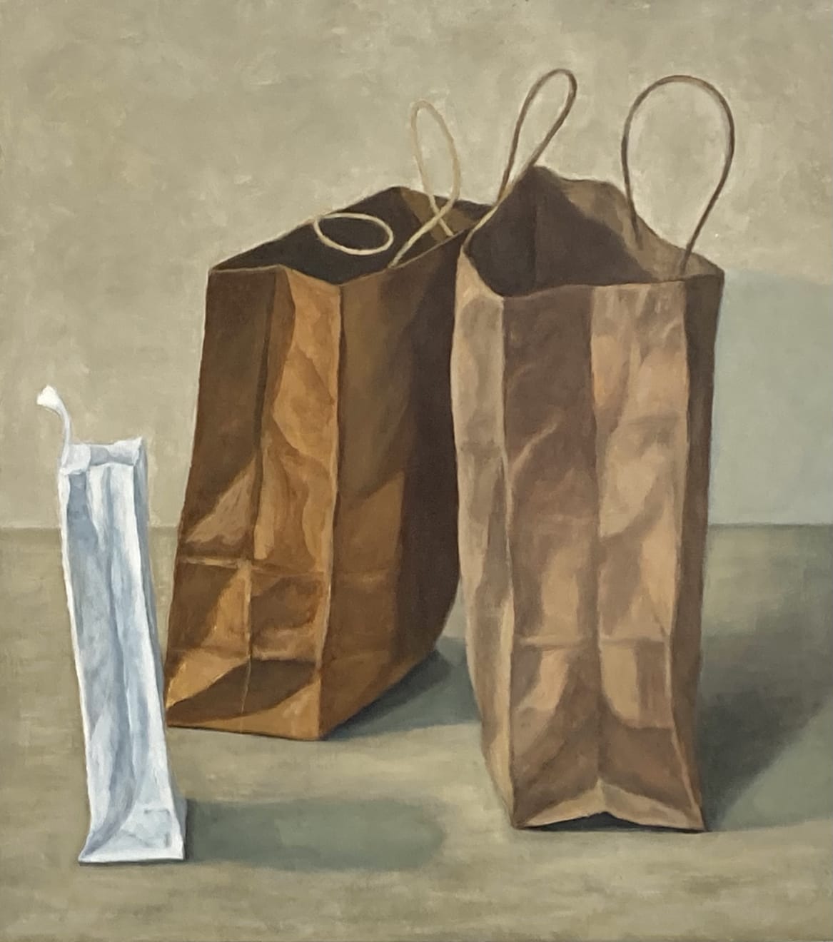 Paper Bags 11, from series, 'We all shall die, or the Impossibility of Shopping During Lockdown', 2017