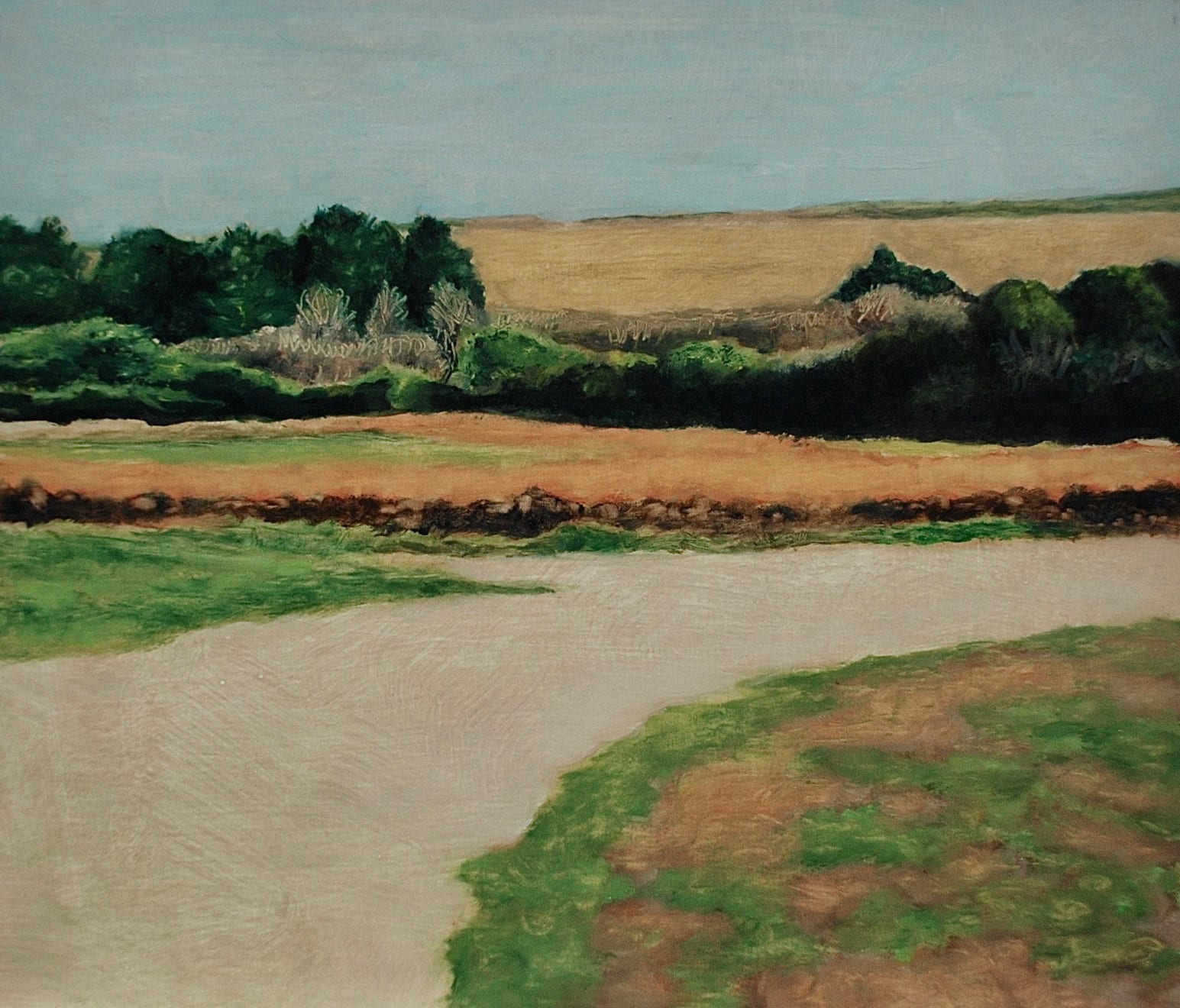 Towards the Copse, study 3, 2020