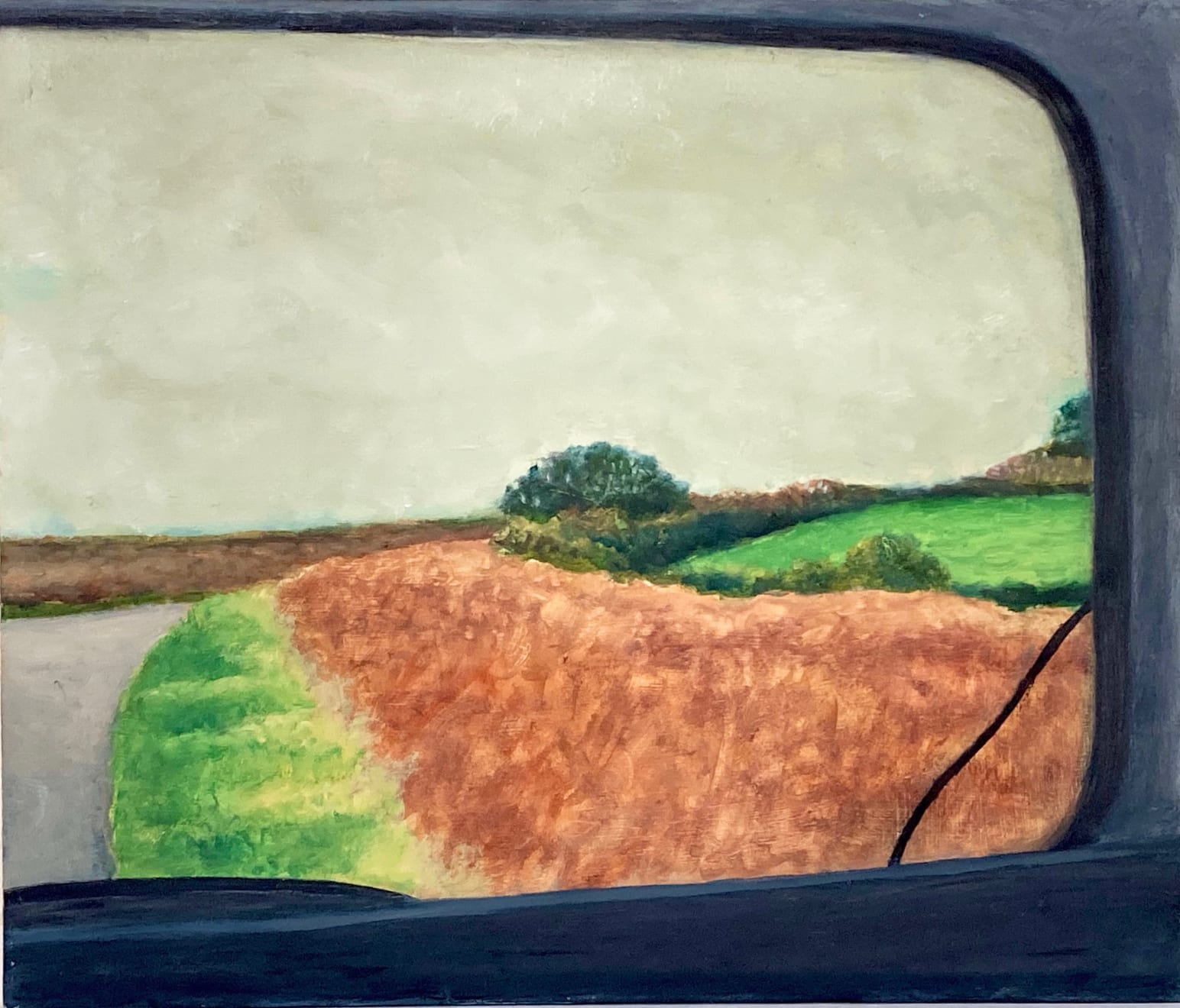 View through the back window , 2020