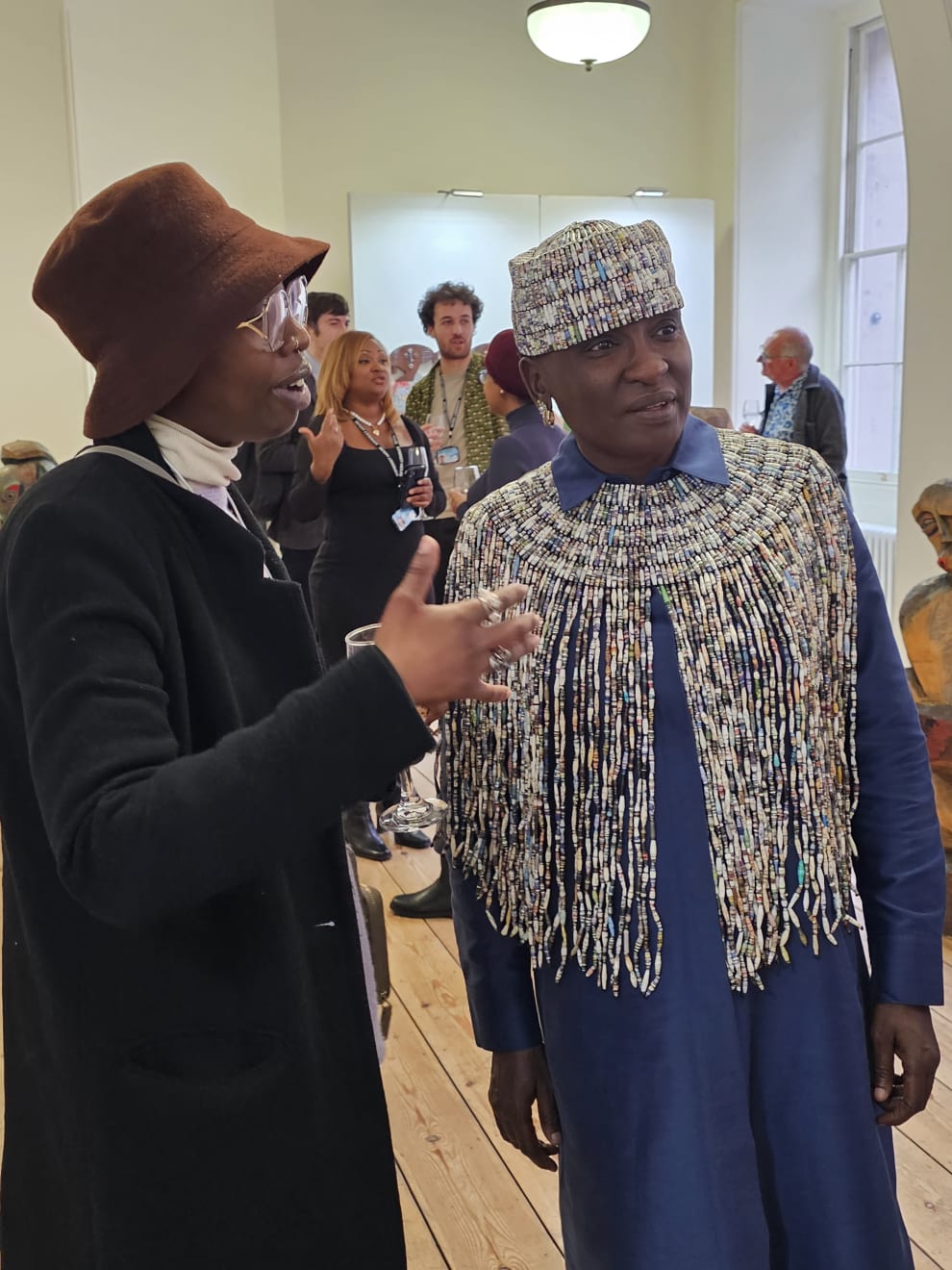 Dr Lilian Mary Nabulime at her exhibition - EMBODYING SOCIAL BEING | Photos & Videos & Exhibitions | Almas Art Foundation | Somerset House