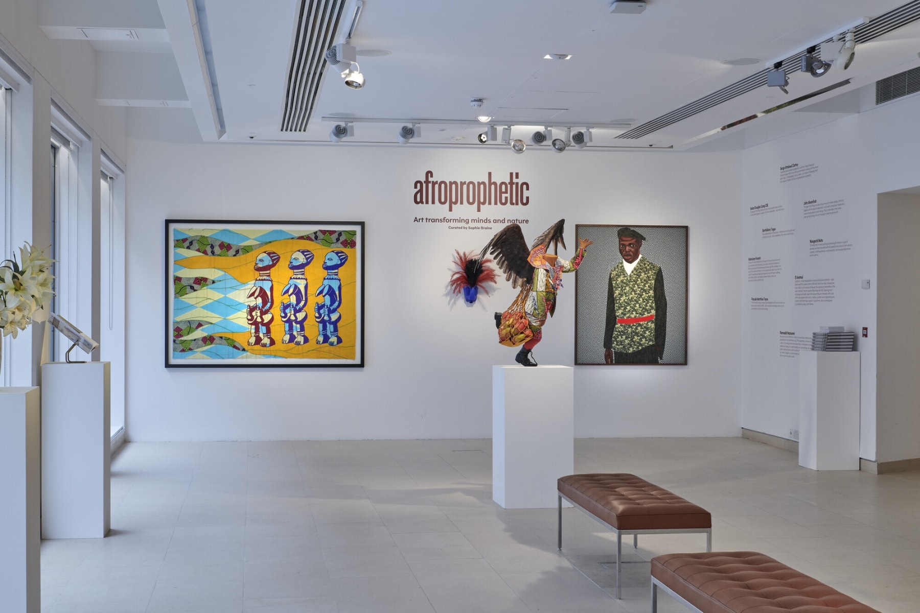 'Afroprophetic; Art transforming minds and nature' exhibition at Christie's, London, 2023