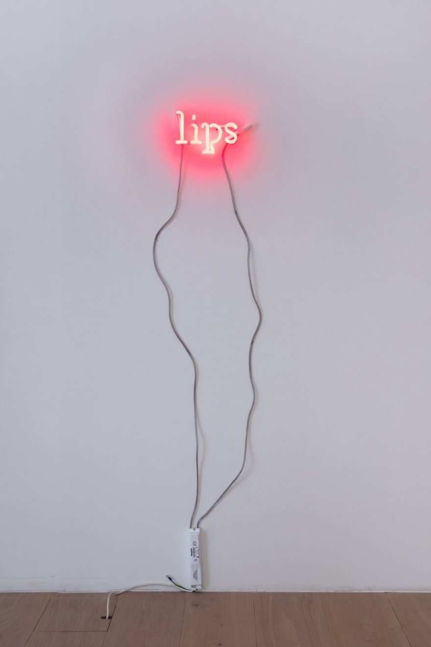 Douglas Gordon lips, 2021 Neon 14,3 x 20,2 x 4 cm (GOR 042)