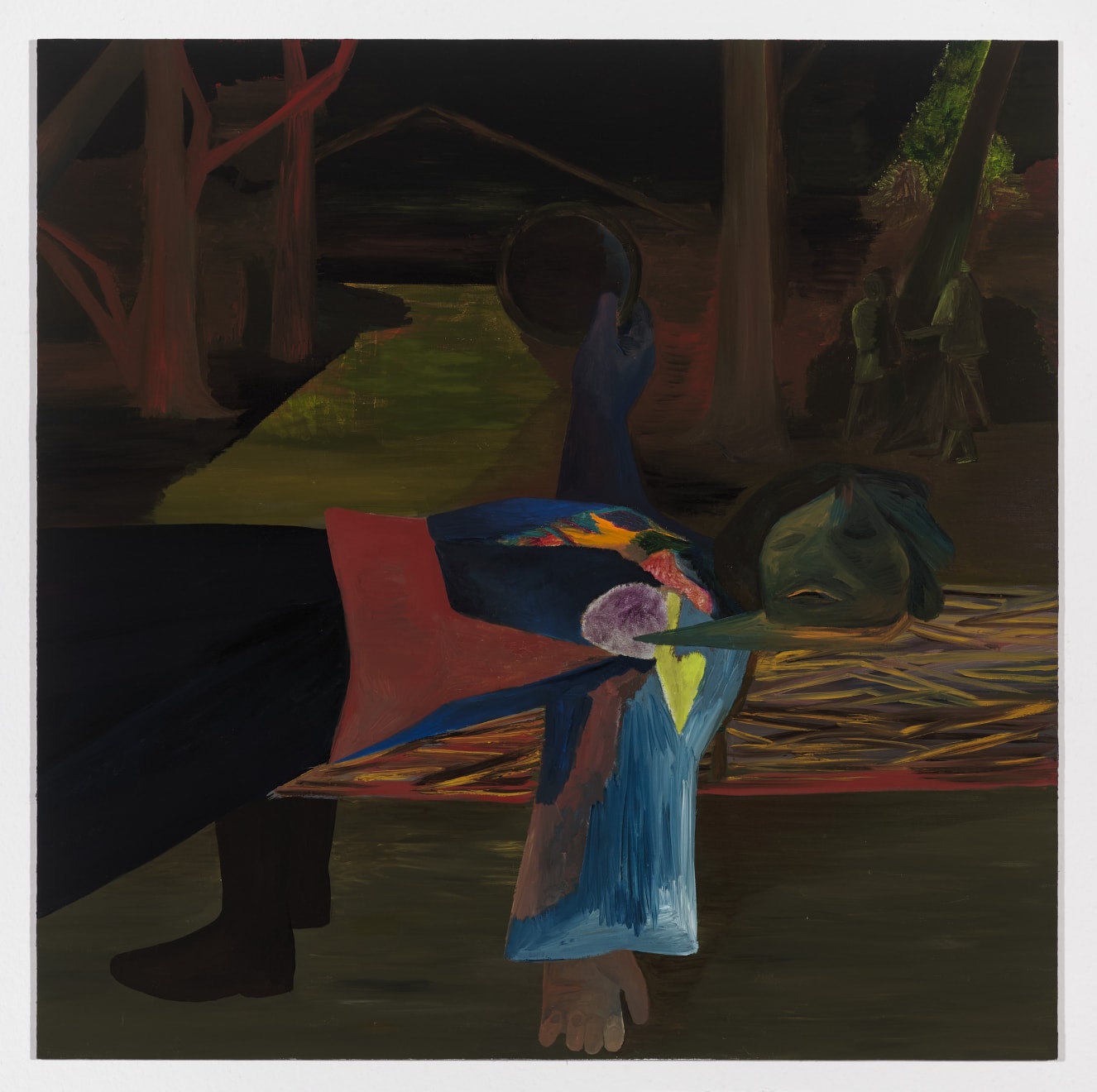 Dominika Kowynia Inner Edge [Krawędź Wewnętrzna], 2021 Oil on canvas 120 x 120 cm | 47 1/4 x 47 1/4 in (KOWY0004)