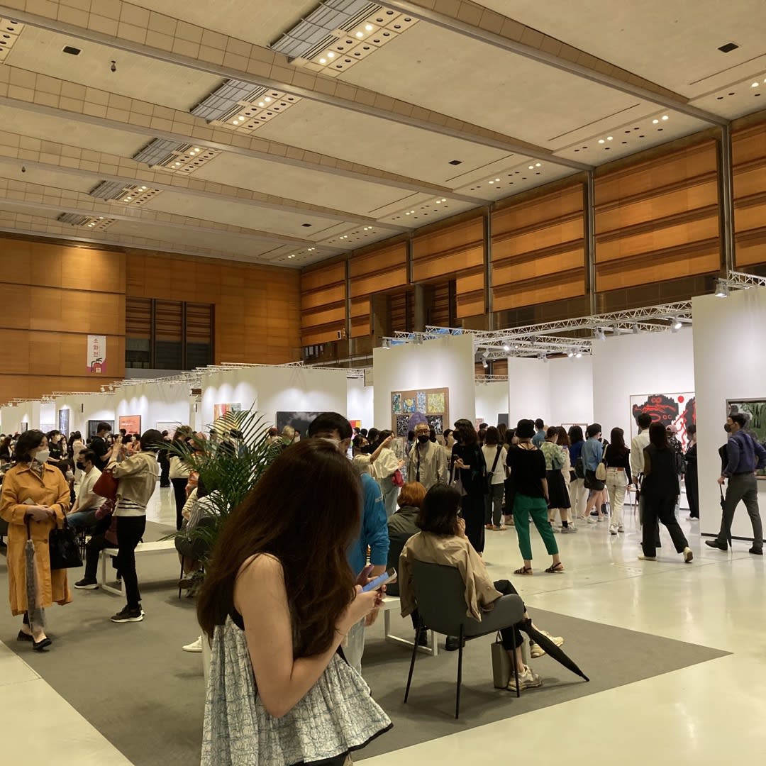 Scene from Frieze Seoul, 2022.