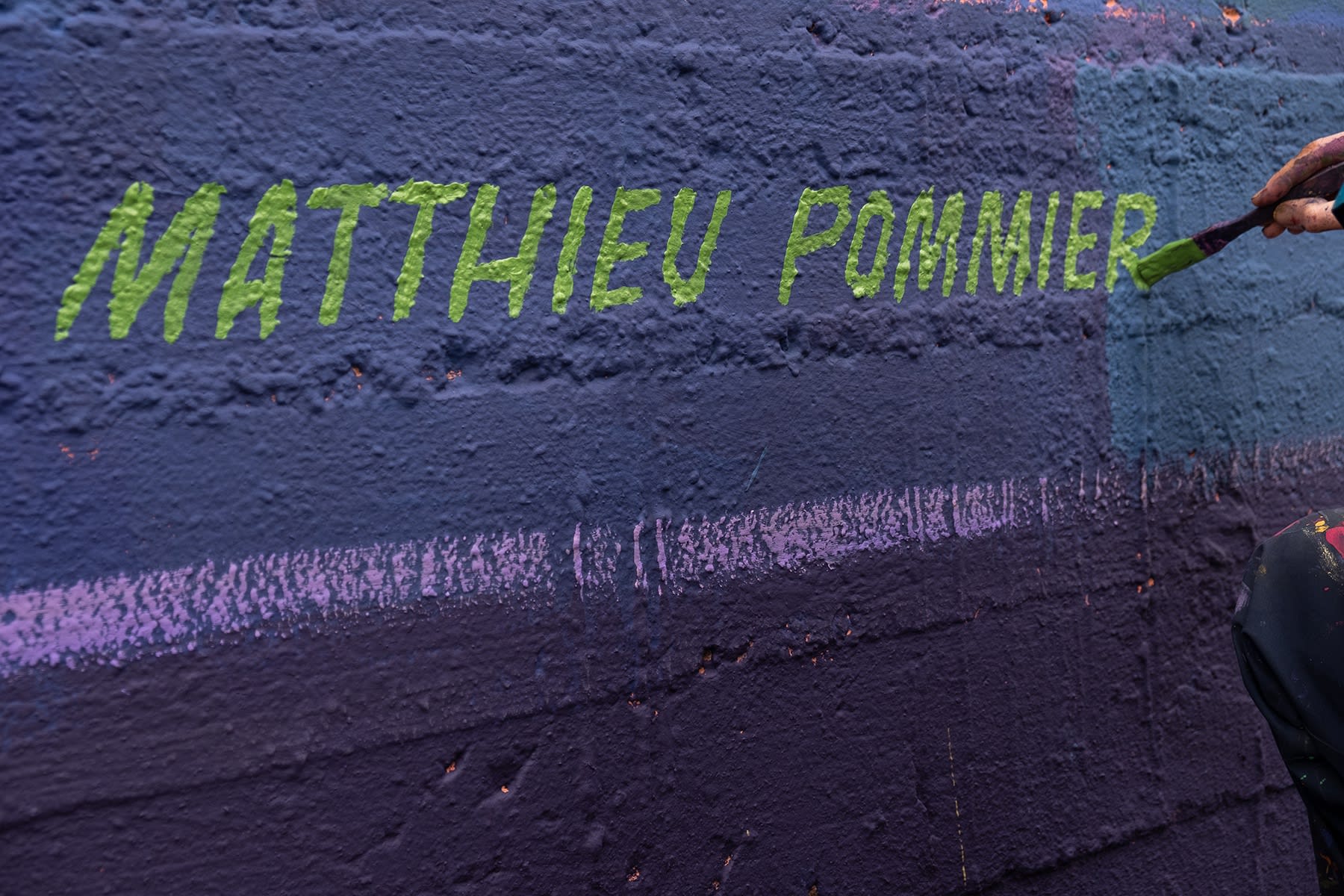 Matthieu Pommier, Le Mur Nantes, Plus de couleurs, Le Feuvre Roze