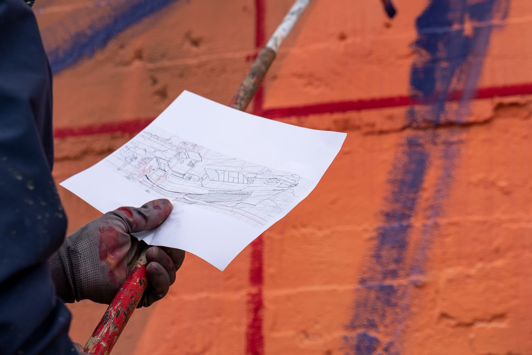Matthieu Pommier, Le Mur Nantes, Plus de couleurs, Le Feuvre Roze