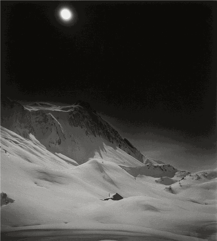 Konrad Rufus Müller, Am Flexenpass, 1994
