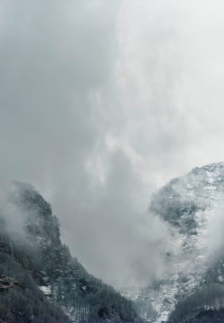 Axel Hütte, Sonogno, Switzerland, 2013