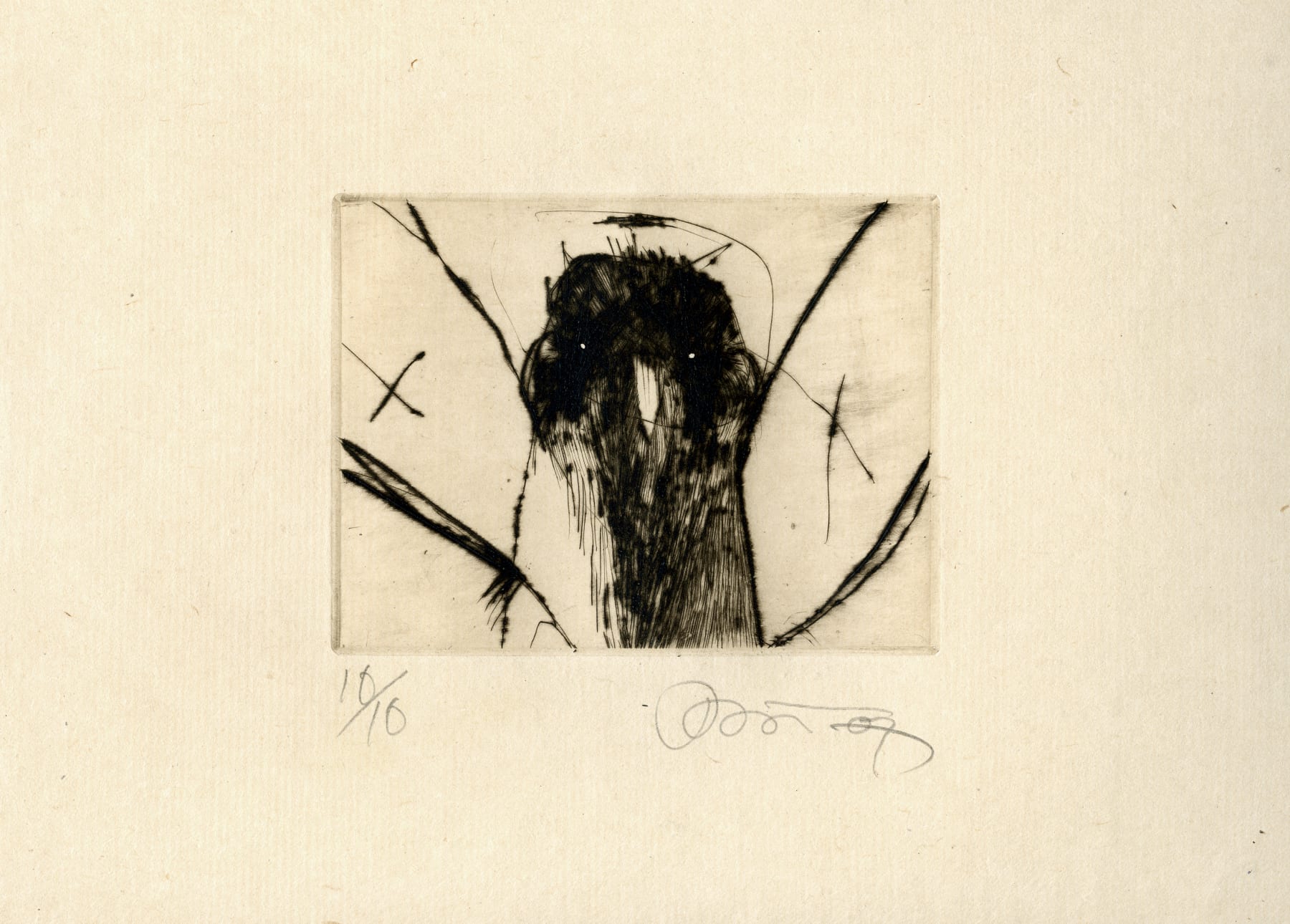 Rick Bartow (1946-2016), Raven’s Birth (Unframed edition), 2008