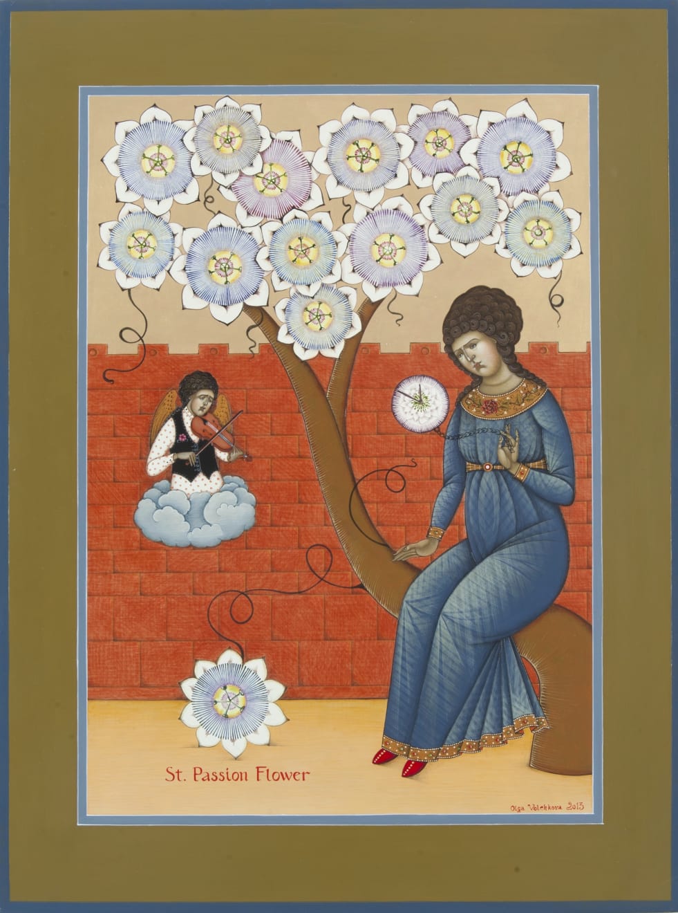 Olga Volchkova, St. Passion Flower - Print available