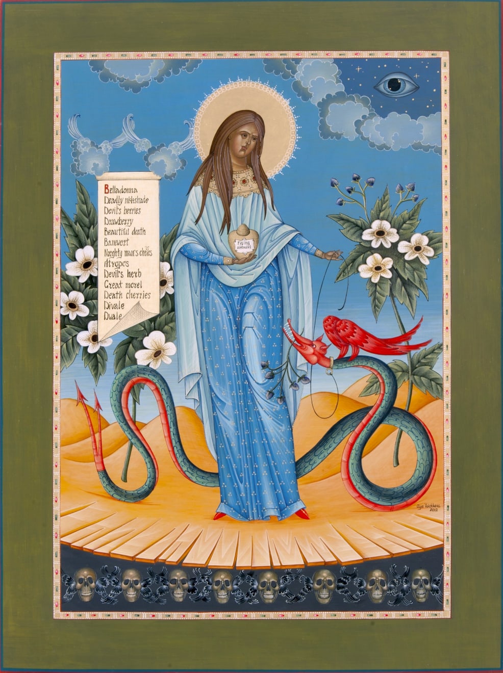 belladonna OLGA VOLCHKOVA, Saint Belladonna - Print available | Karin Clarke Gallery