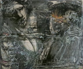 TOM BLODGETT (1940-2012), Film Noir Series: Get Away From Me (Unframed), 1986