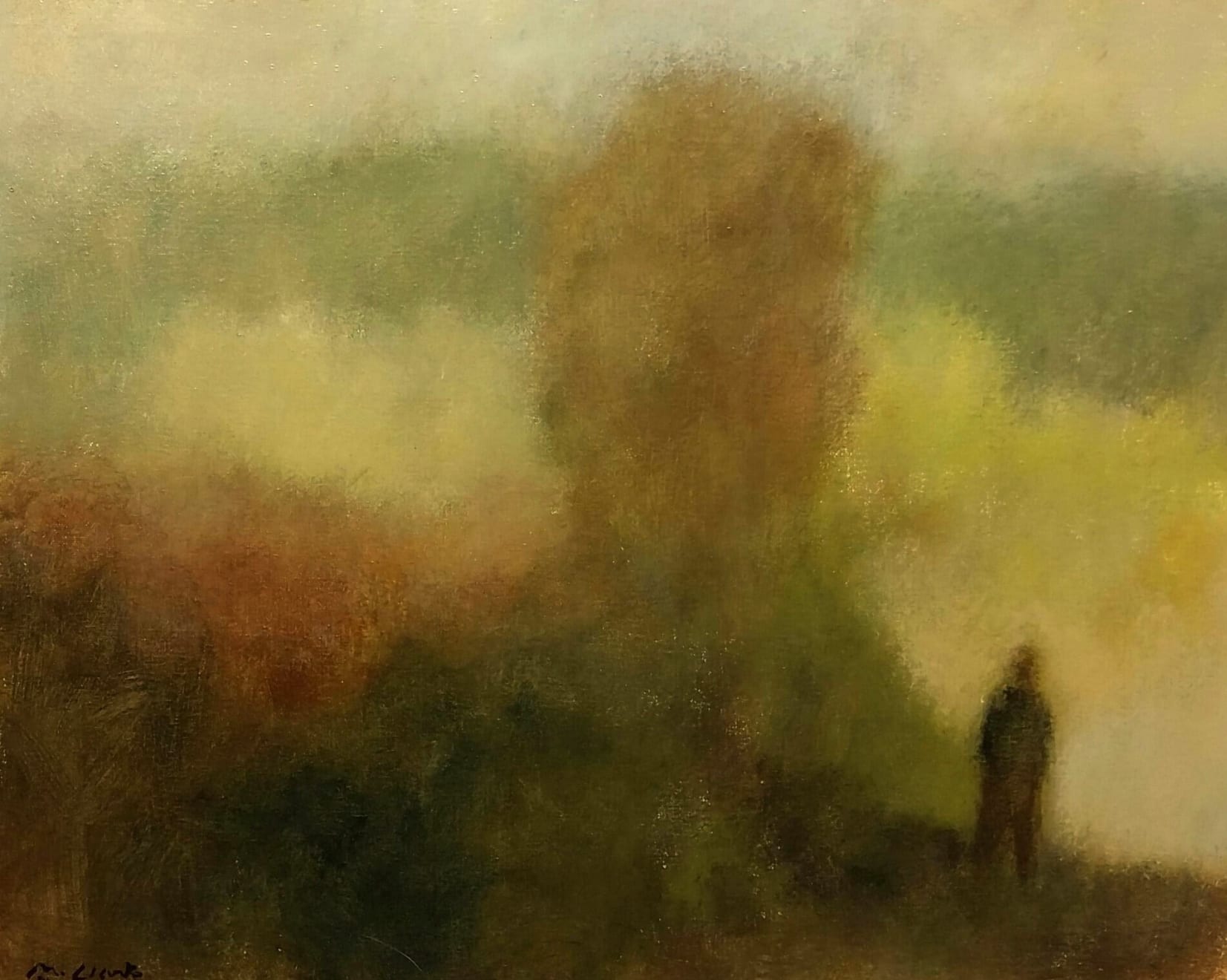 MARK CLARKE (1935-2016), Figure on Path, 2012