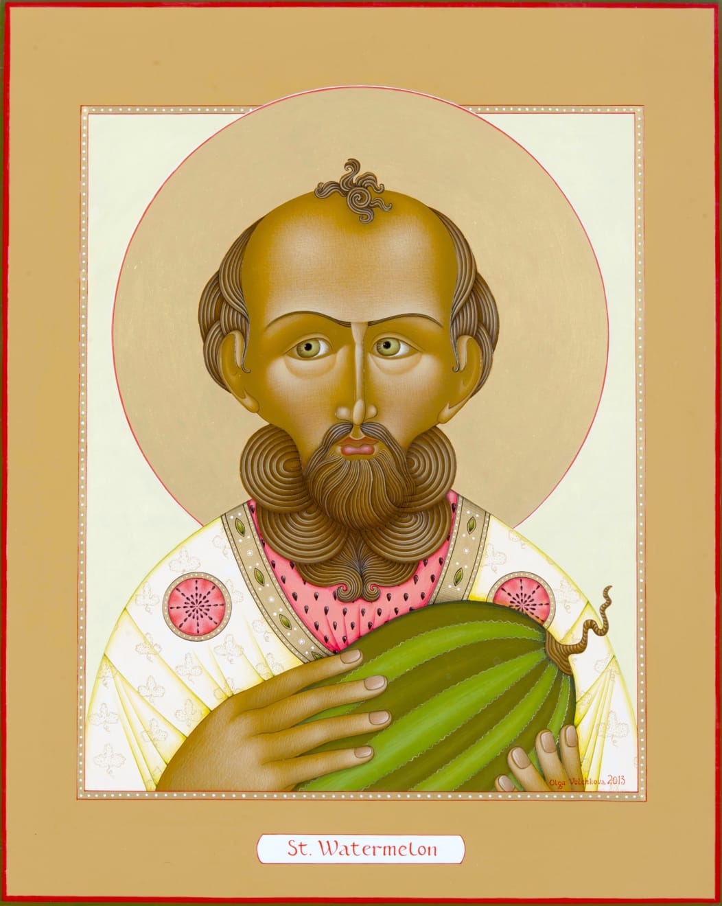 Olga Volchkova, St. Watermelon - Print available