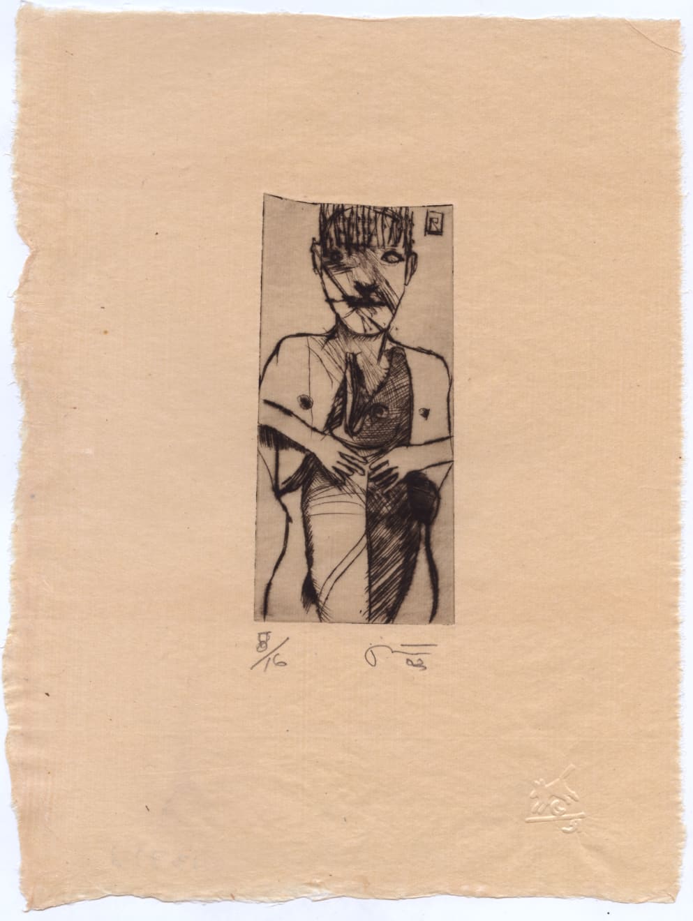 Rick Bartow (1946-2016), Salmon Boy, 2003