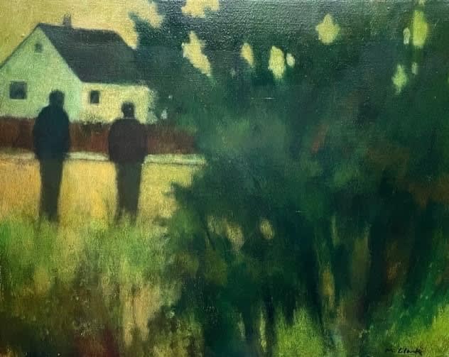 MARK CLARKE (1935-2016), Back Field Conversation, C. 2013