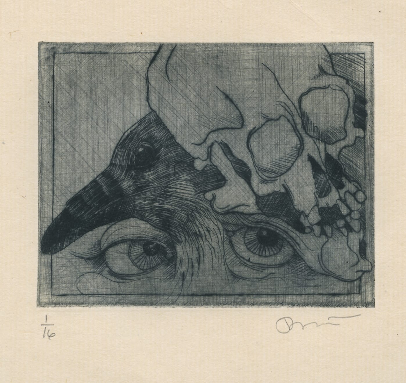 Rick Bartow (1946-2016), Last Observation (Unframed edition), 2012