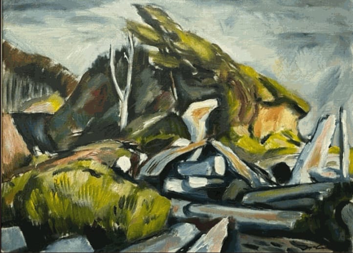 David McCosh (1903-1981) Shore No Of Florence, 1981