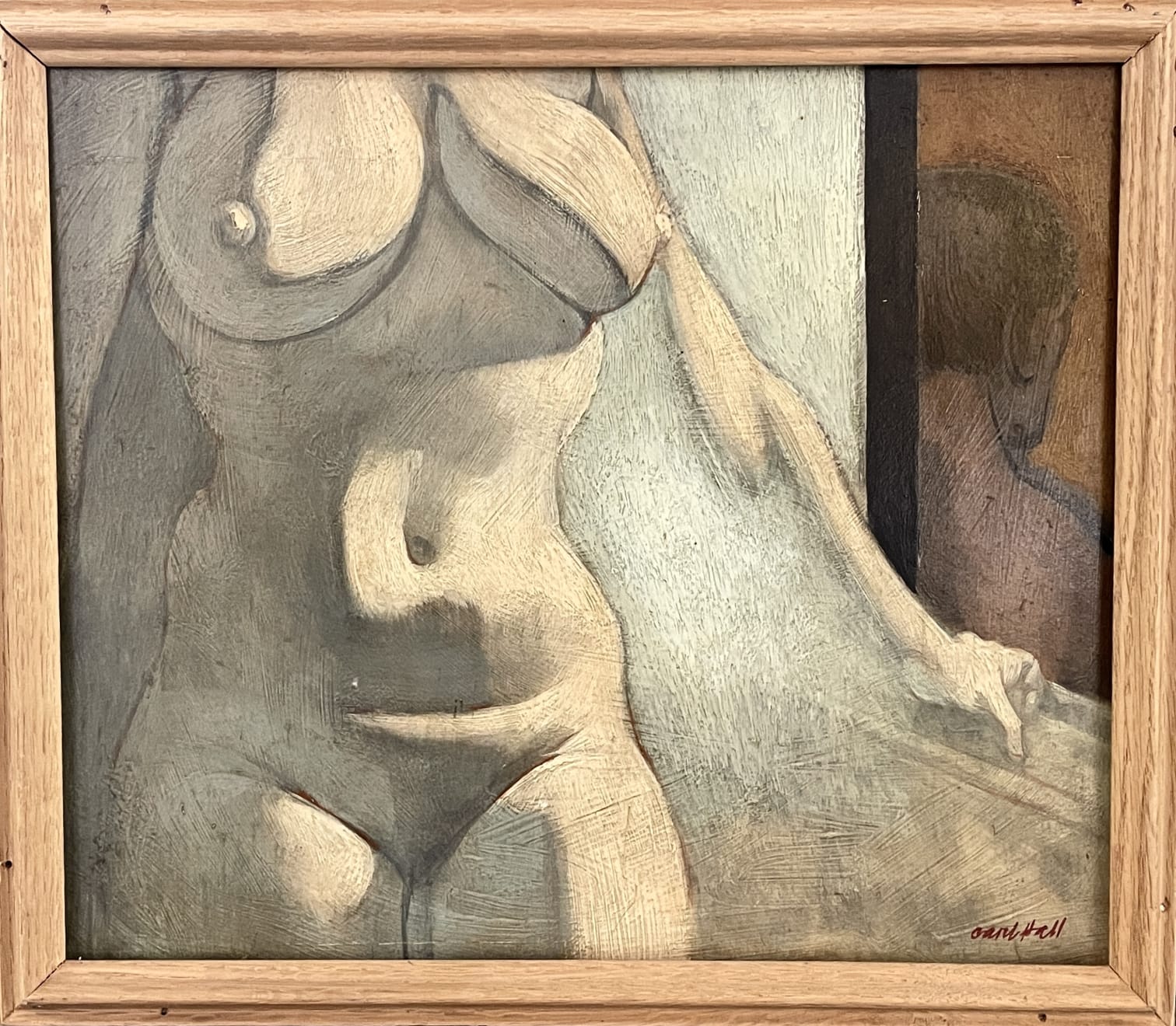 Carl Hall (1921-1996), Nude by Window, 1960