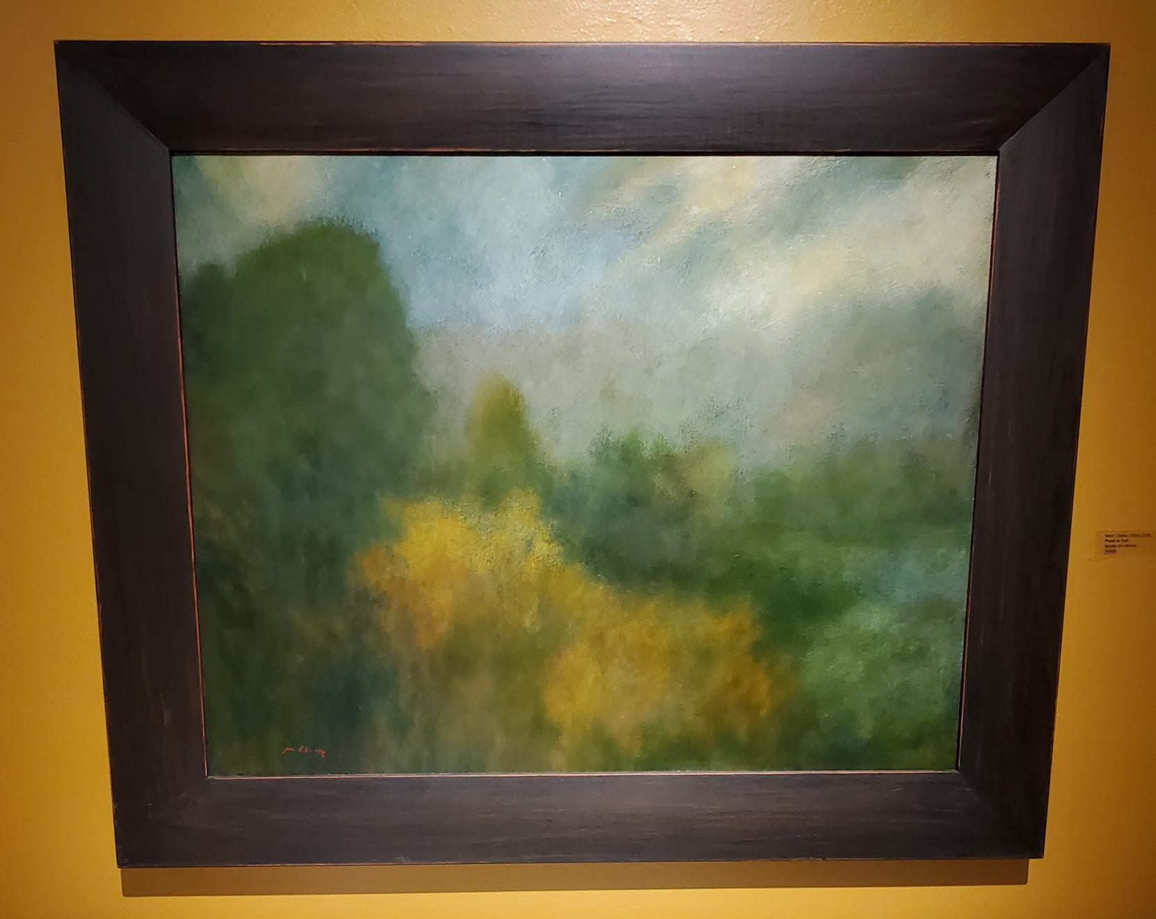 Mark Clarke (1935-2016), Pond in Fall