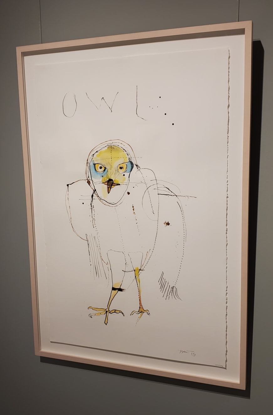 Rick Bartow (1946-2016), Owl Drawn, 2015