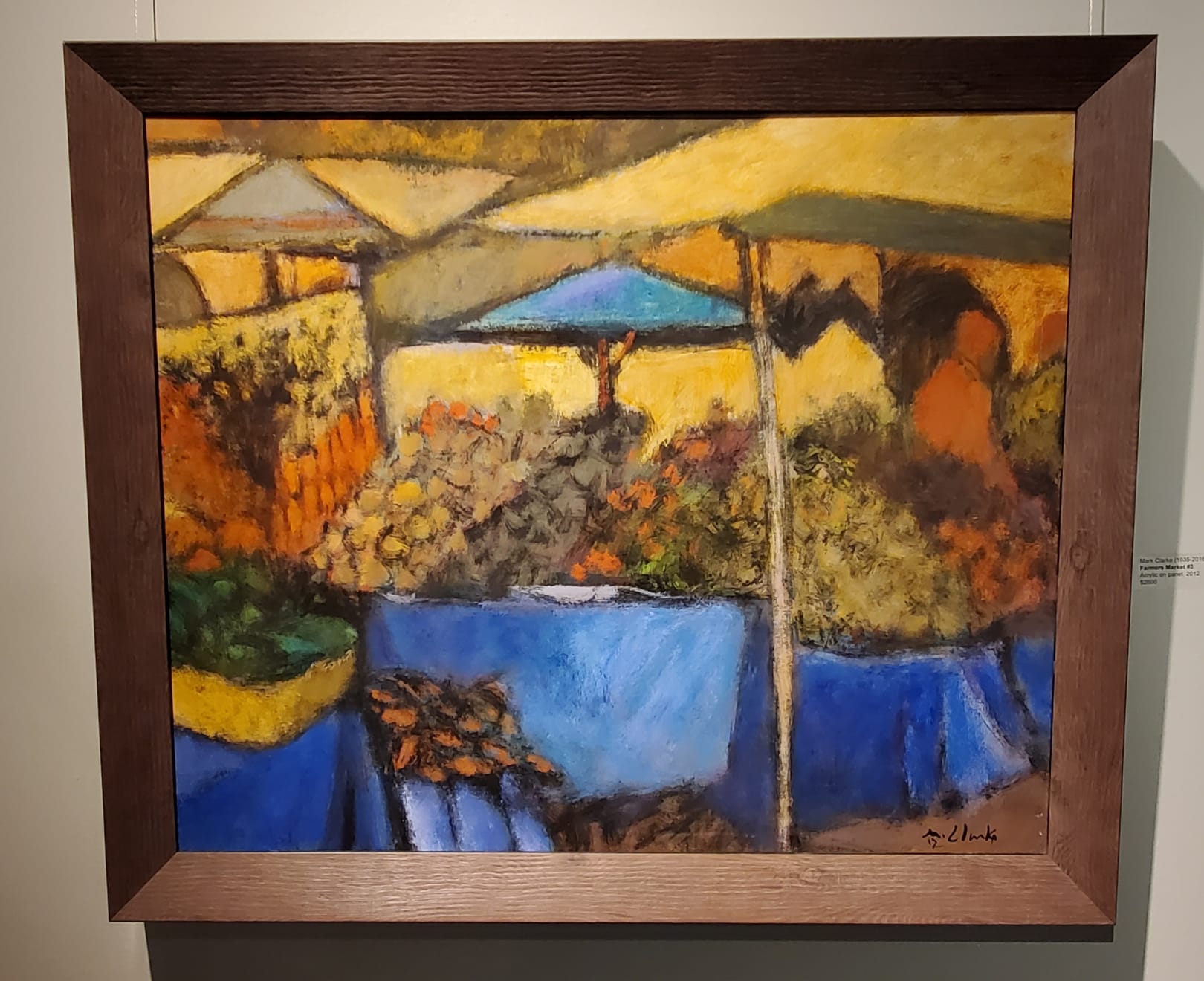 Mark Clarke (1935-2016), Farmers Market #3, 2012