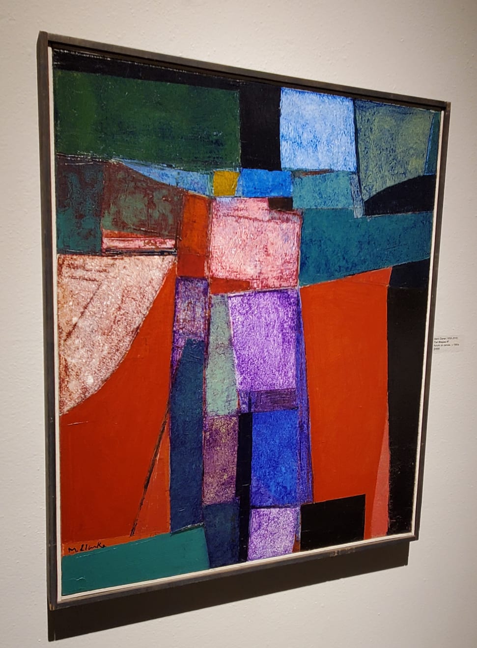 Mark Clarke (1935-2016), Flat Shapes #7, c.1980s