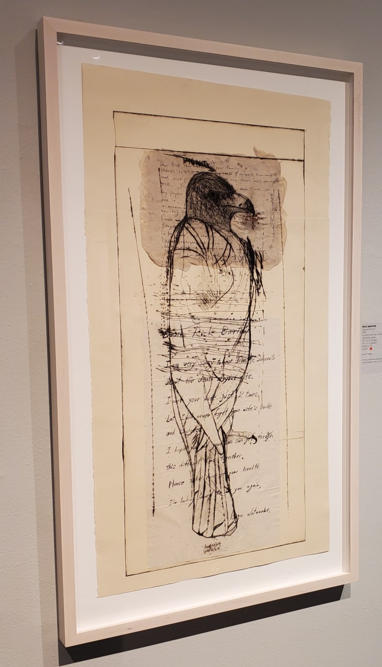 Rick Bartow (1946-2016), Dignity/Grace II (Three unframed drypoints without Chine collé are available), 2000