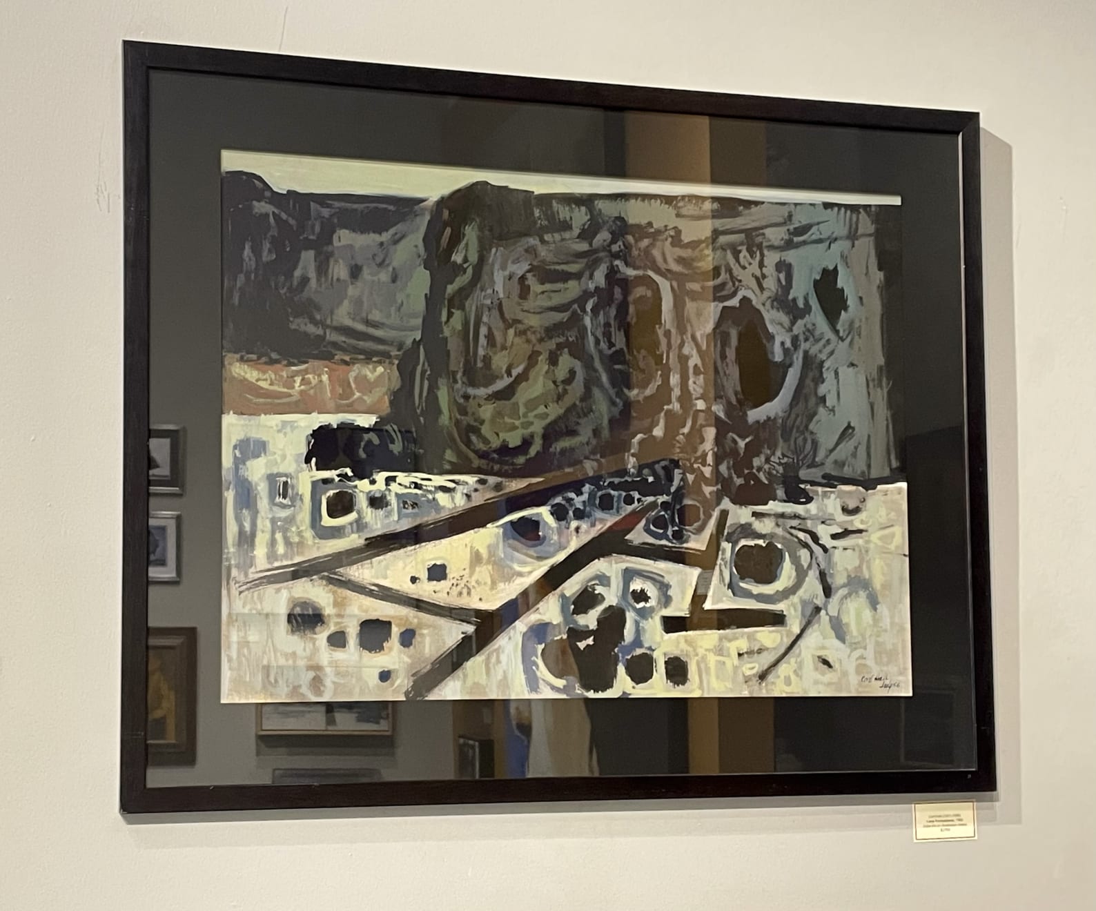 CARL HALL (1921-1996), Lava Formations, 1956