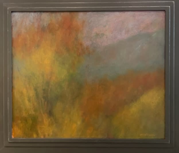 MARK CLARKE (1935-2016), Fall Landscape with Blue Hill, 2015