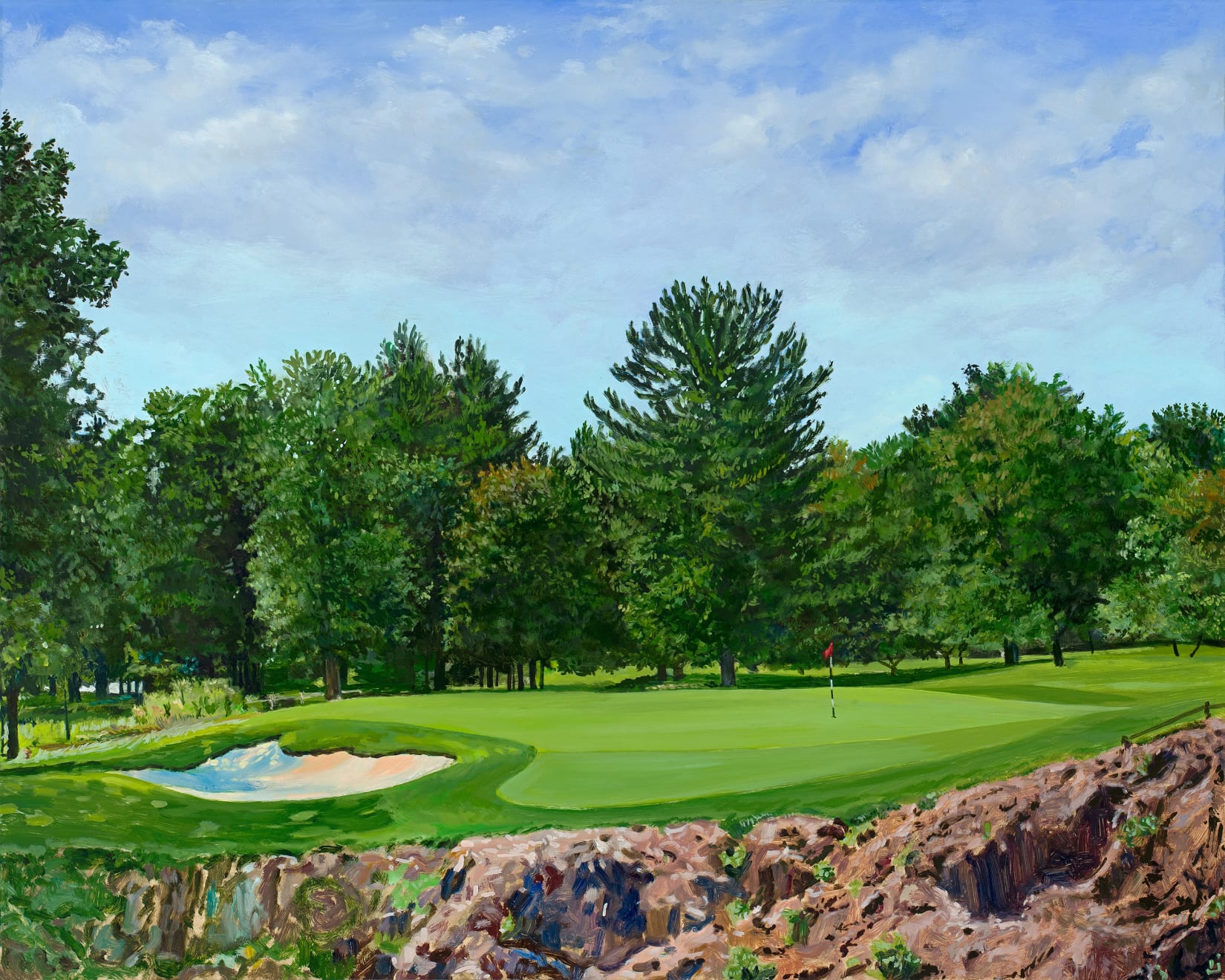 The Fourteenth Green - Weyhill Course at Saucon Valley Country Club