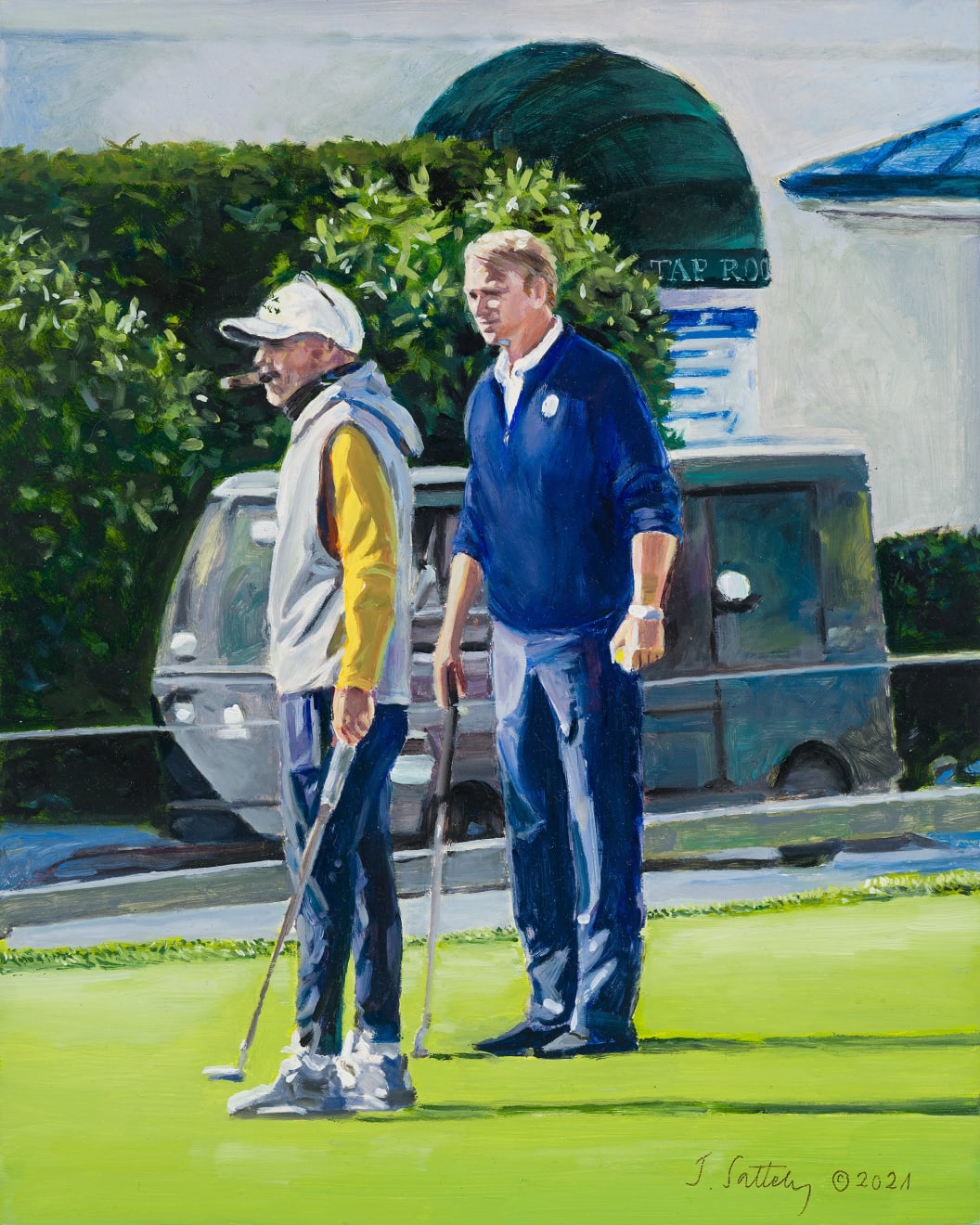 Putting Practice/Kip & Rocco - Pebble Beach Golf Links