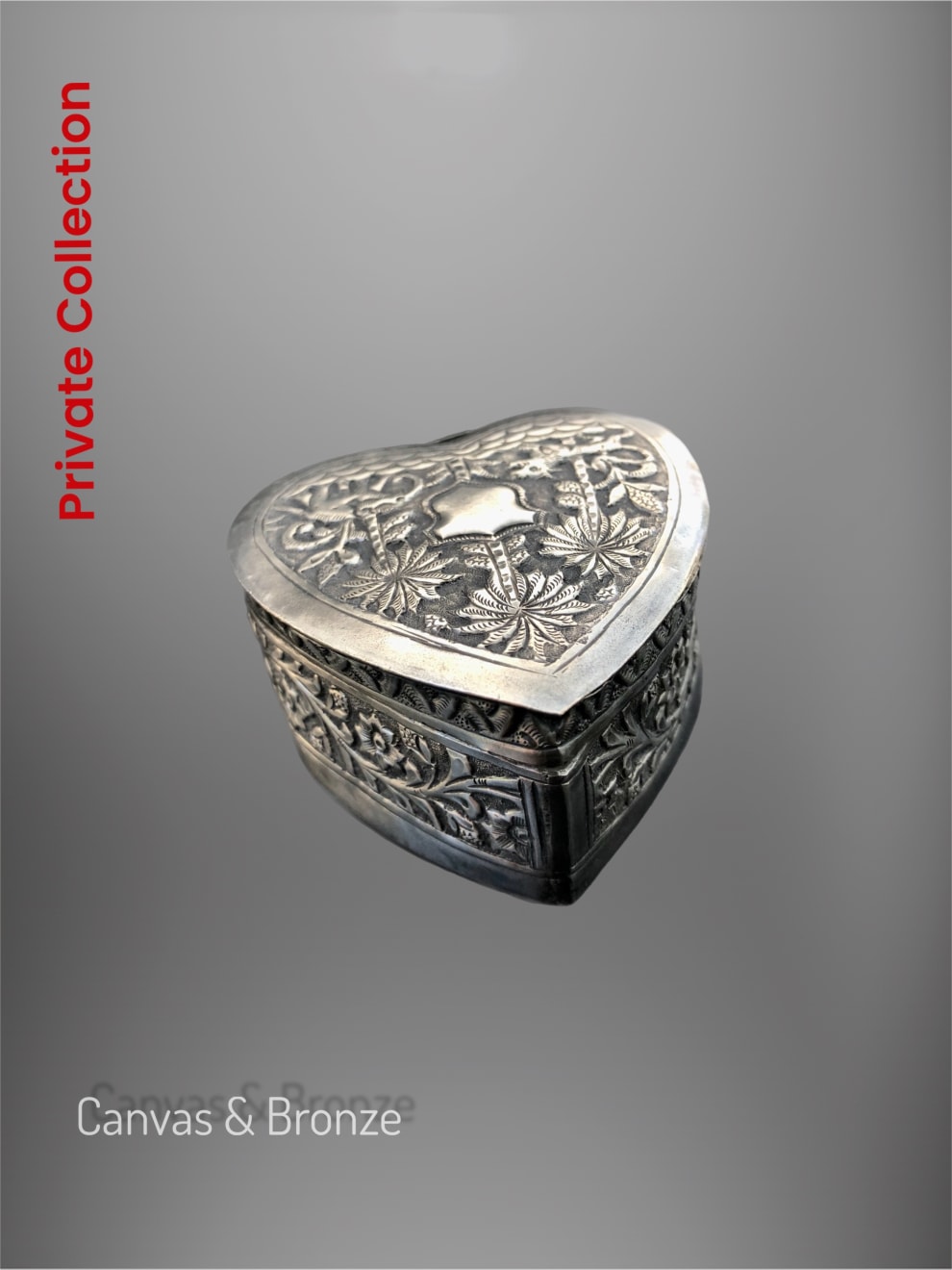 Anonymous, Heritage Silver Beetle Nut Box - Oudh Silver, 1950