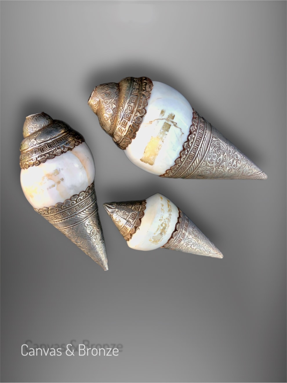 Anonymous, Seashells Ordained with Antique Silver - Orissa, 2012