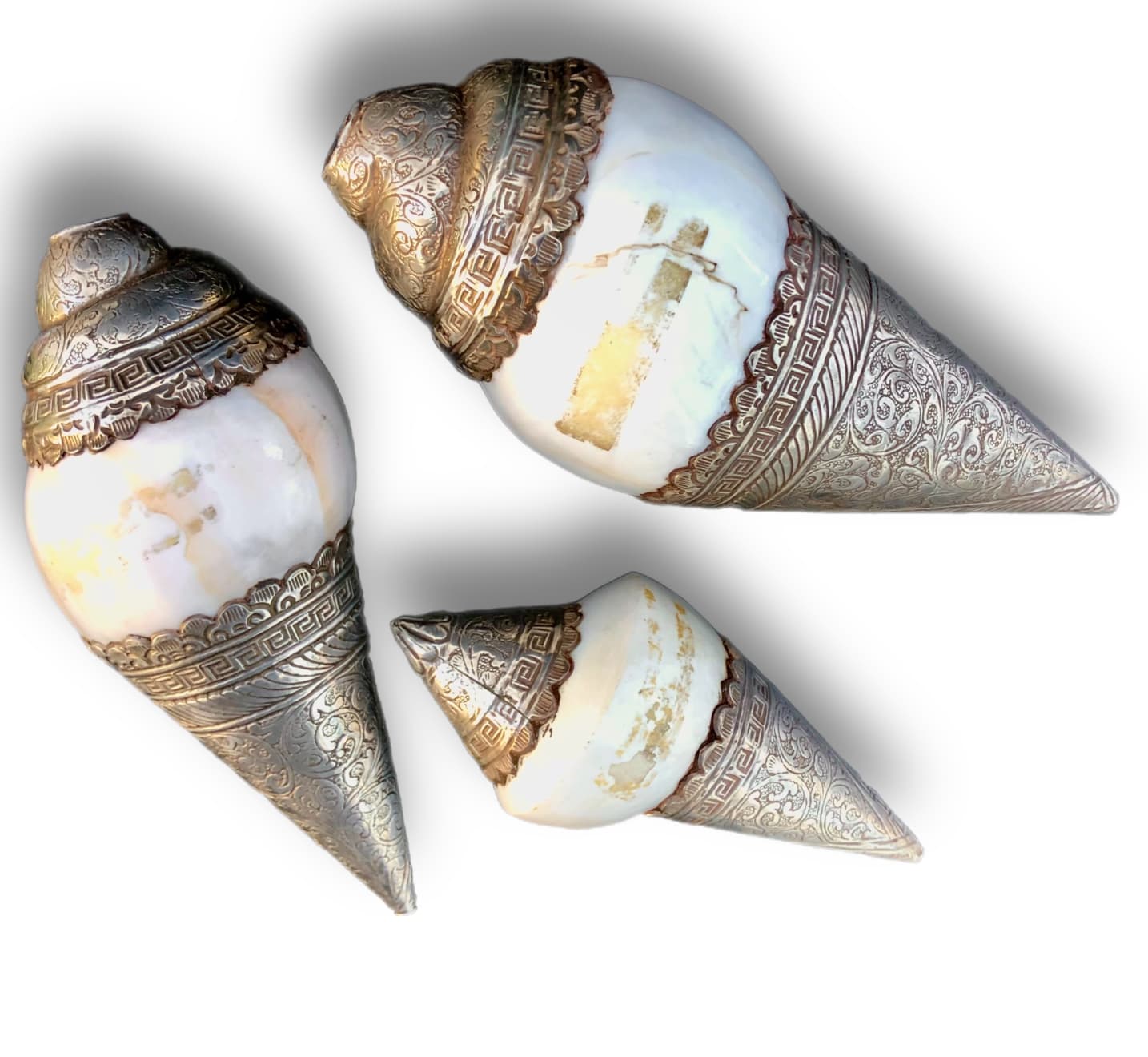 Anonymous, Seashells Ordained with Antique Silver - Orissa, 2012