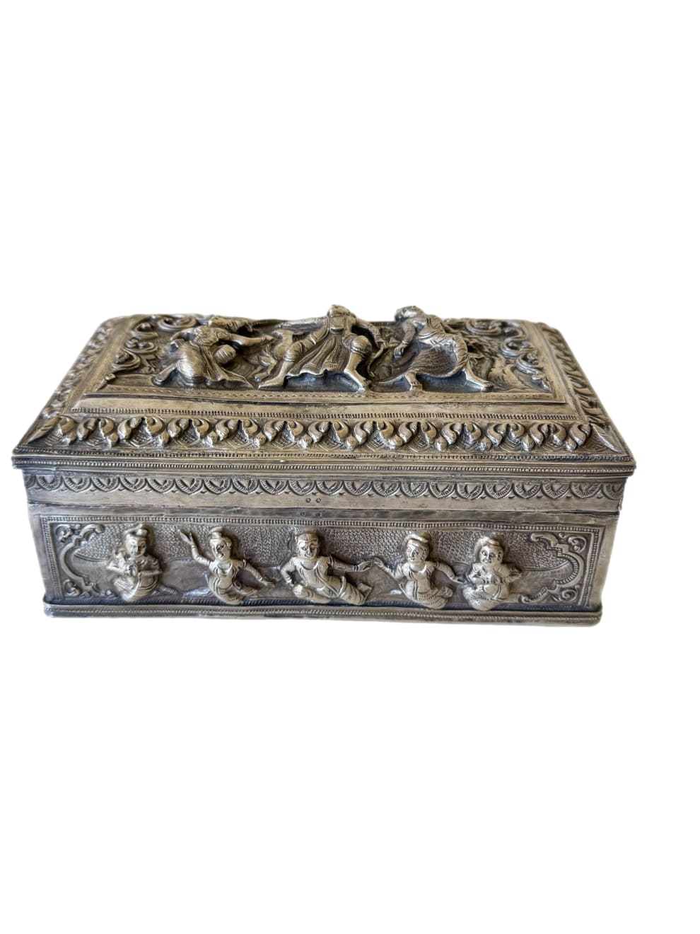 Anonymous, Burmese Antique Silver Box