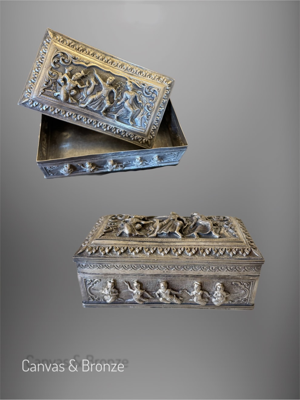 Anonymous, Burmese Antique Silver Box