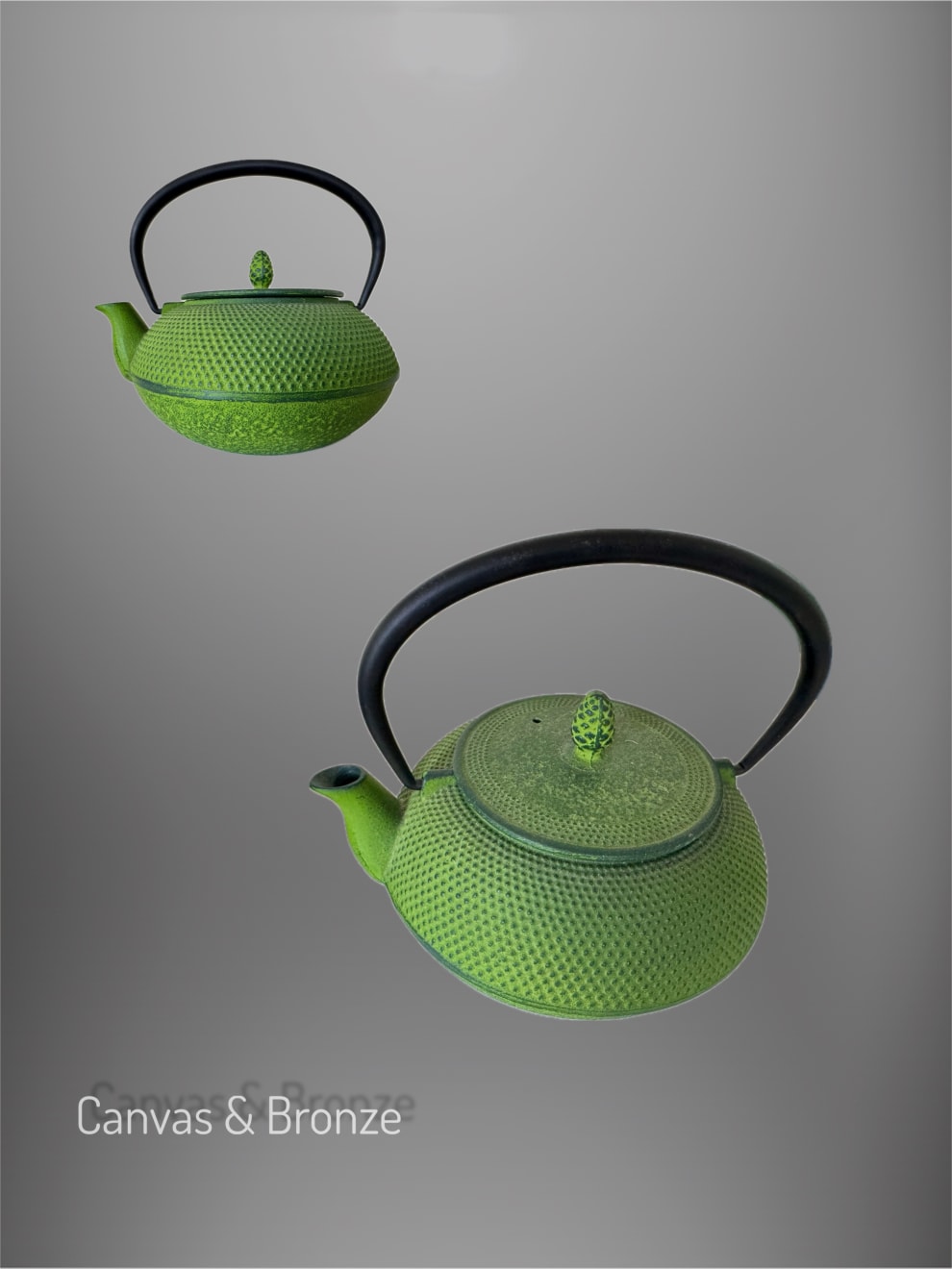 Anonymous, Japanese Cast Iron Teapot - Green, 2021