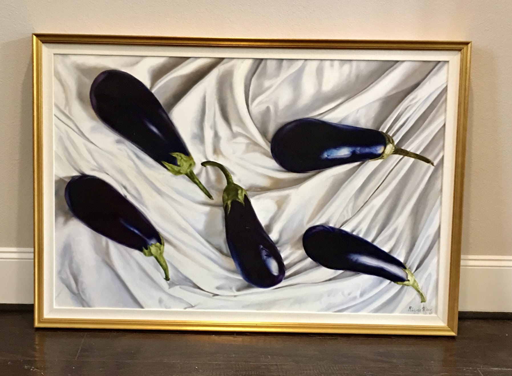 M Luisa perez, Brinjals, 2016