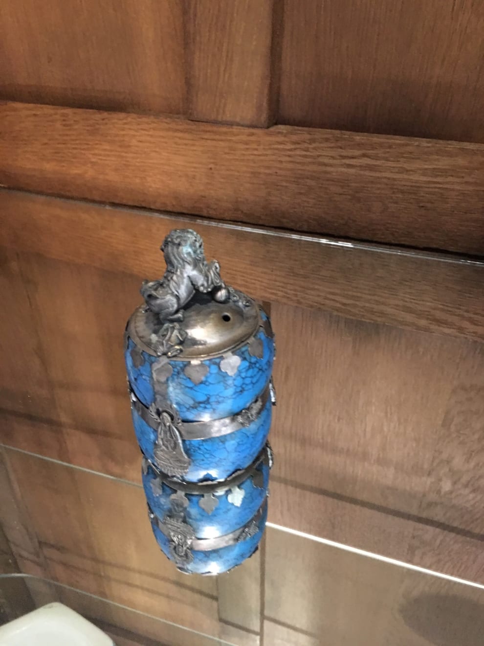Anonymous, Turquoise Incense Stick Holder