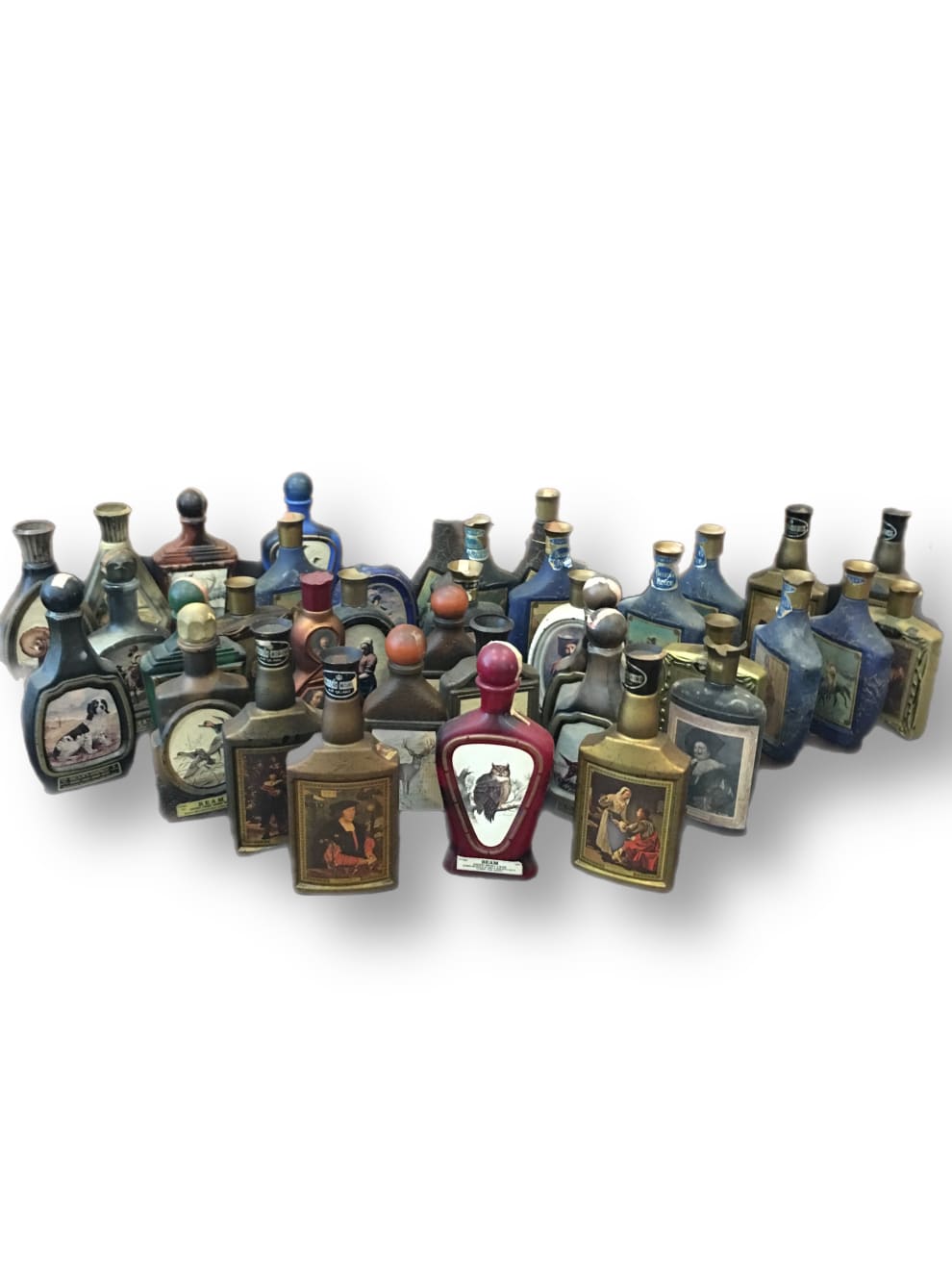 Anonymous, Antique Jim Beam Whiskey bottles - 8