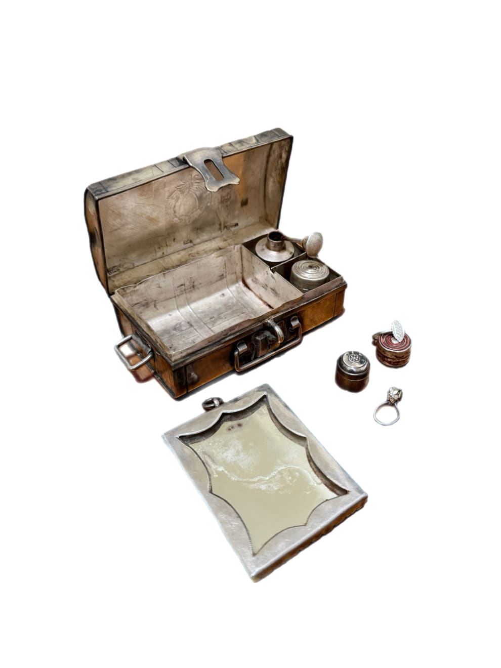Anonymous, Nawab of Oudh - Bride's Sindoor and Kajal Cosmetic Box, 1950
