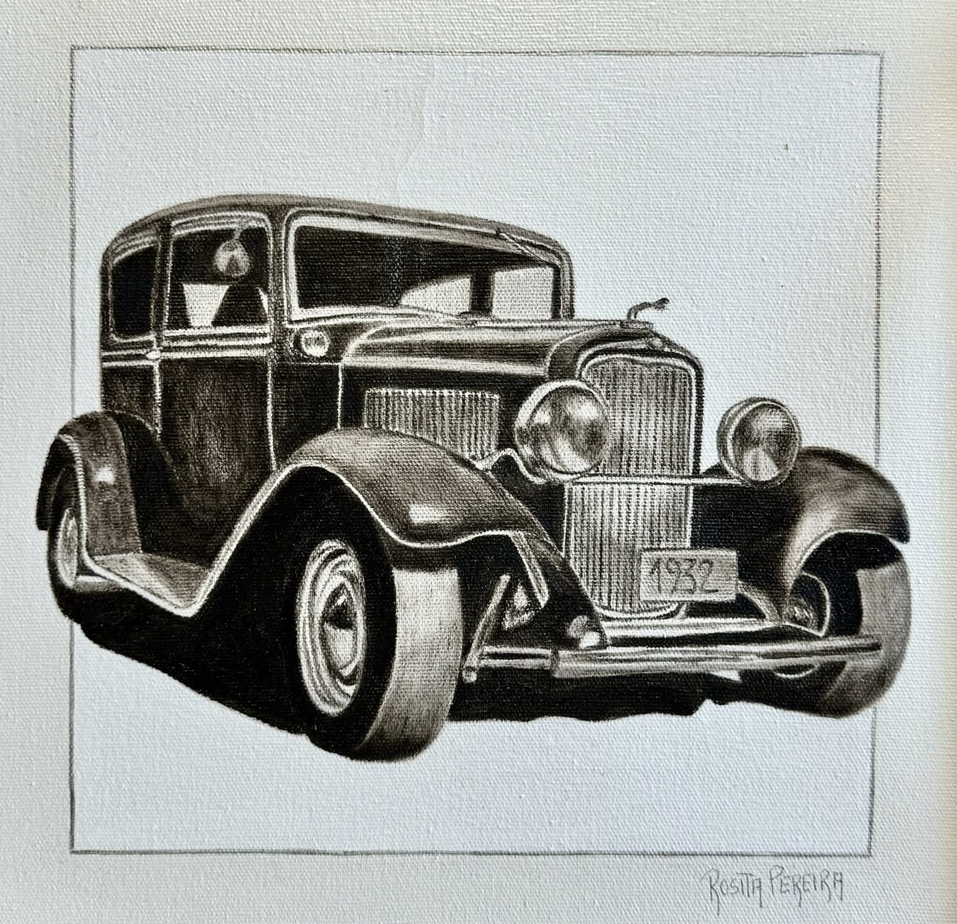 Rosita Pereira, Ford 1932 Coupe V8 - Oil on Canvas, 2014