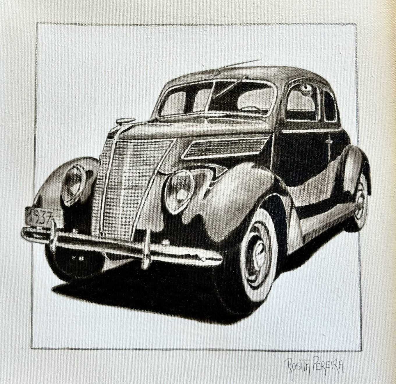 Rosita Pereira, Ford Coupe 1937 - Oil on Canvas, 2014