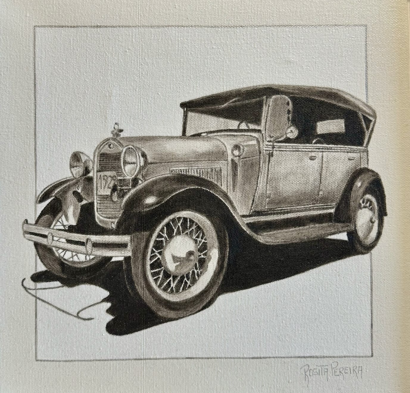 Rosita Pereira, Ford Double Phantom 1929 - Oil on Canvas, 2014