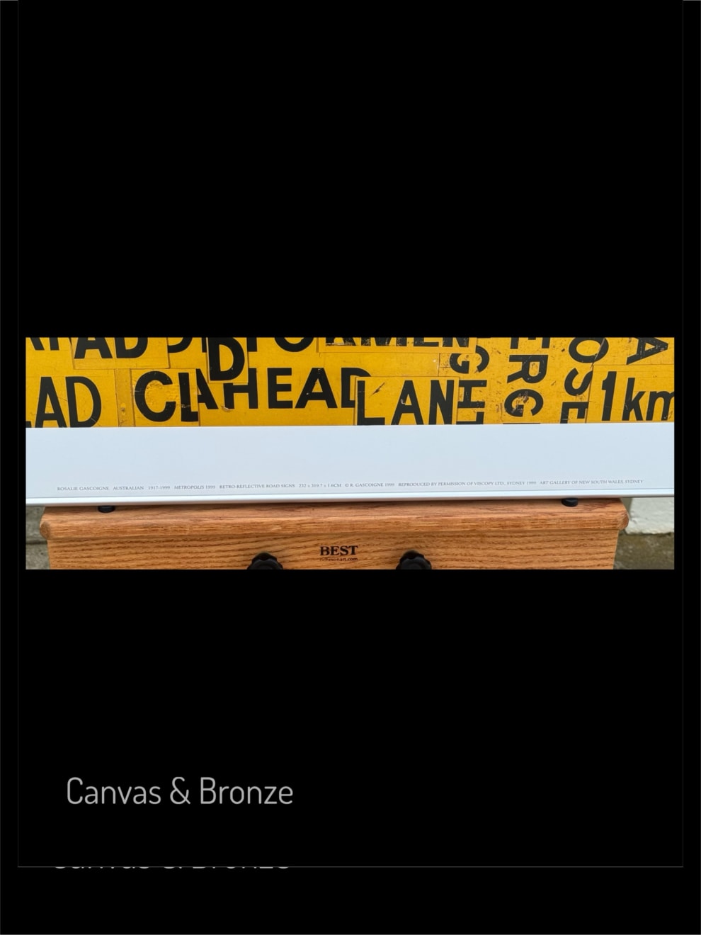 Rosalie Gascoigne, Metropolis , 2001