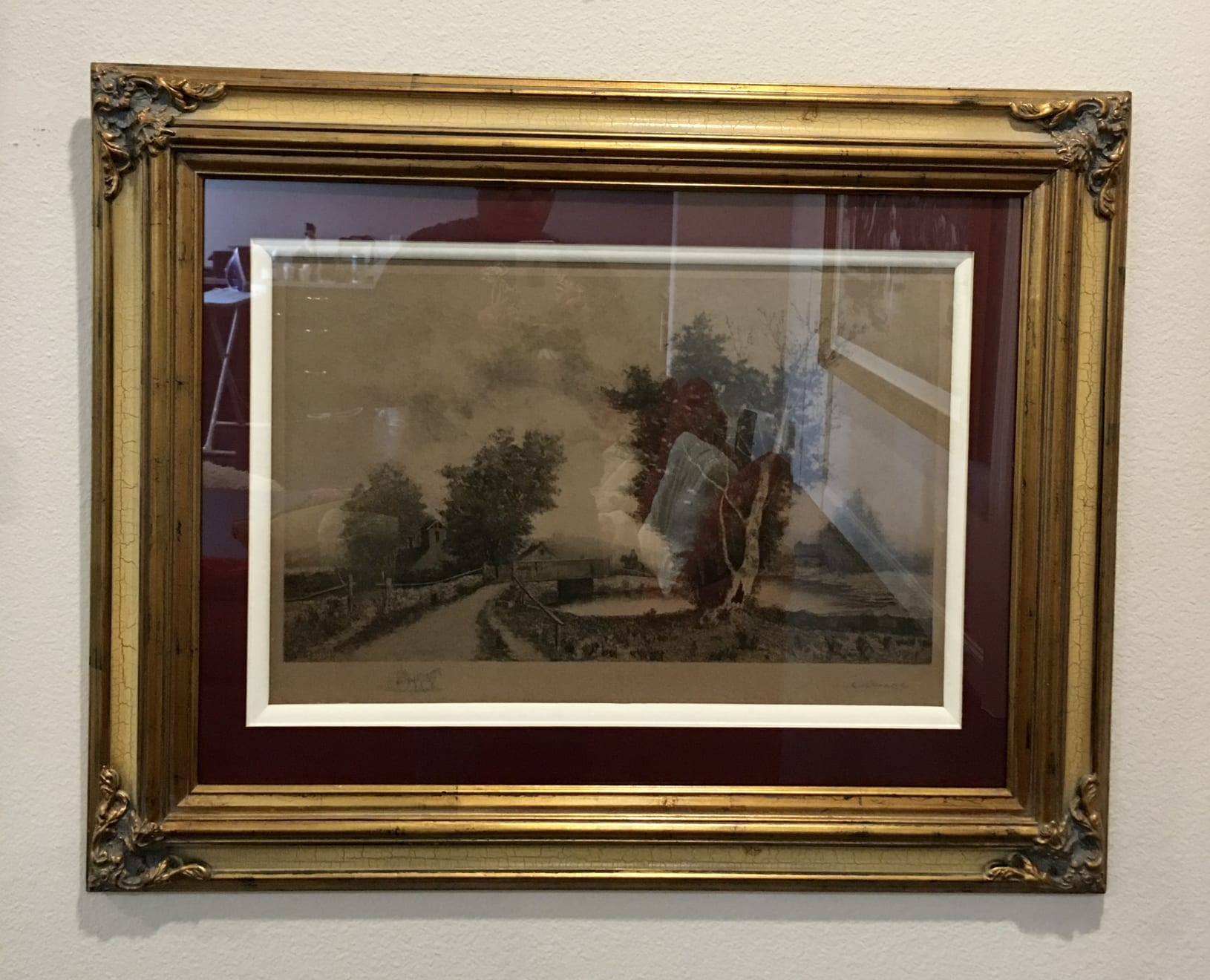 George Burton Drake, Landscape Etching GB Drake, 1989